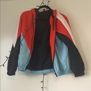 colourblock windbreaker!
